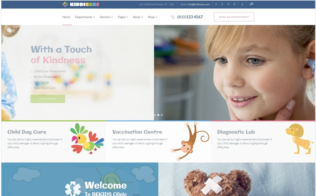 Pediatric WordPress Themes